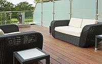 Deck with Glass & Metal Railing